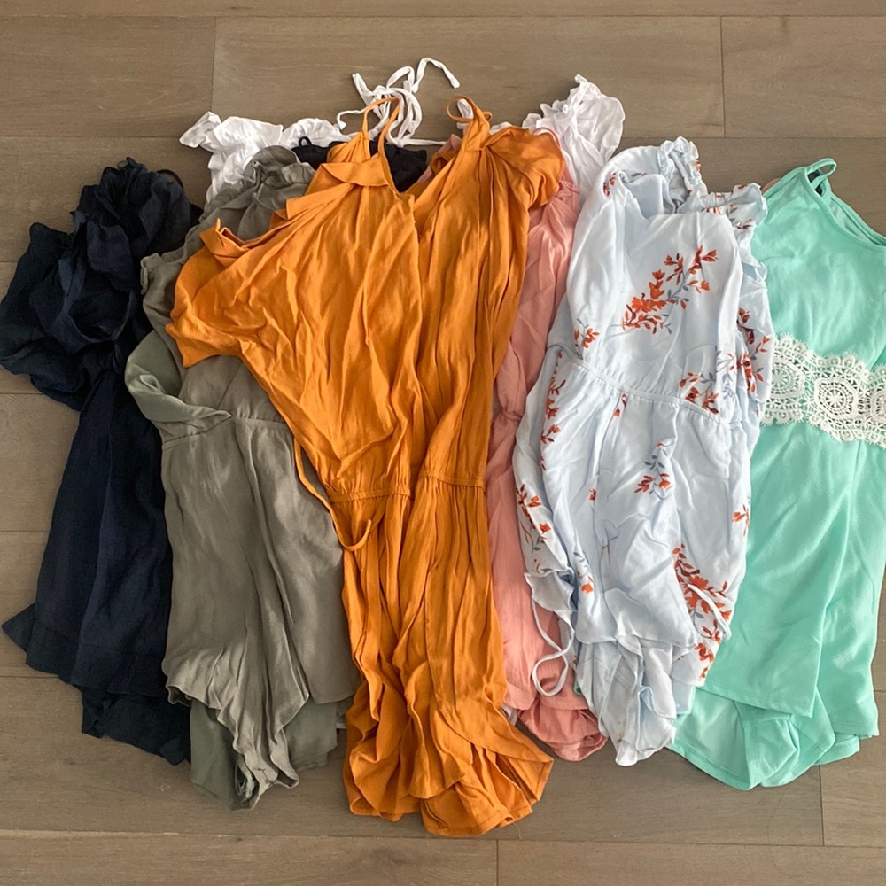 Set of 8 Rompers